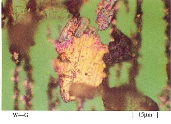 利用鐵譜儀檢測到的嚴重磨損顆粒